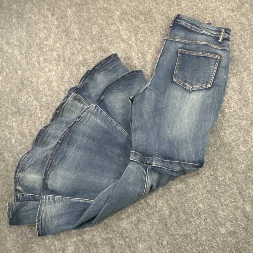 Love Highlight P230 Jeans Womens L Extreme Bell Bottom Tiered Flare Y2K Festival